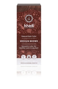 Khadi Haarverf Medium Brown 100GR Khadi Haarverf Medium Brown 100GR