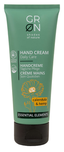 GRN Essential Elements Hand Cream Calendula & Hemp 75ML GRN Essential Elements Hand Cream Calendula & Hemp 75ML