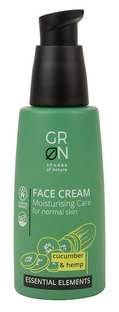 GRN Essential Elements Face Cream Cucumber & Hemp 50ML