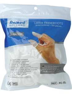 Romed Vingercondooms Latex XL 100ST Romed Vingercondooms Latex XL 100ST