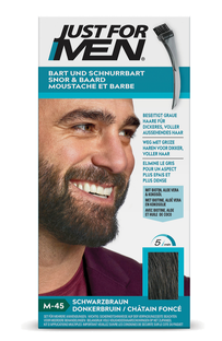 Just For Men Snor & Baard Haarkleuring - M45 Donkerbruin 1ST Just For Men Snor & Baard Haarkleuring - M45 Donkerbruin 1ST