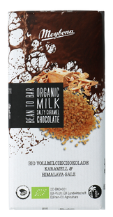 Meybona Collage Melkchocolade Salty Caramel 100GR Meybona Collage Melkchocolade Salty Caramel 100GR