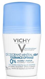 De Online Drogist Vichy Deodorant Mineraal Roller 48u voor een gevoelige huid 50ML aanbieding