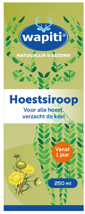 Wapiti Hoestsiroop 250ML Wapiti Hoestsiroop 250ML