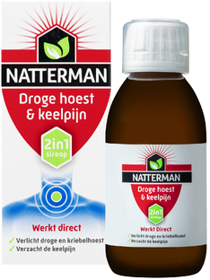 Natterman Droge Hoest + Keelpijn 2in1 Siroop 150ML