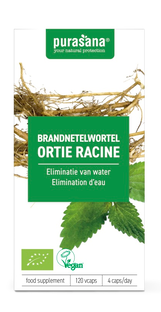 Purasana Brandnetelwortel Capsules 120VCP Purasana Brandnetelwortel Capsules 120VCP