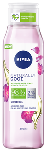 Nivea Naturally Good Wild Rose Water Shower Gel 300ML