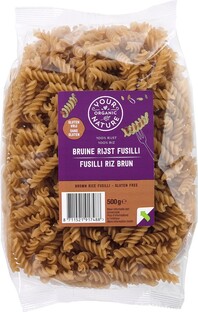 Your Organic Nature Bruine Rijst Fusilli 500GR Your Organic Nature Bruine Rijst Fusilli 500GR