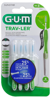 GUM Trav-Ler Rager 1.1 4ST GUM Trav-Ler Rager 1.1 4ST