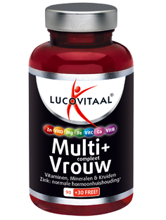 Lucovitaal Multi+ Compleet Vrouw Tabletten 120TB