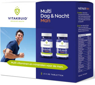 Vitakruid Multi Dag & Nacht Man Tabletten 60TB