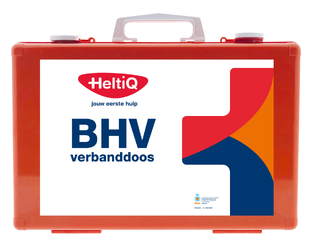 HeltiQ BHV Verbanddoos Modulair - Oranje 1ST HeltiQ BHV Verbanddoos Modulair - Oranje 1ST