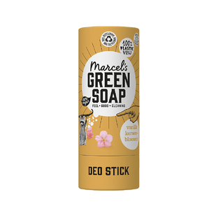 Marcels Green Soap Vanille & Kersenbloesem Deo Stick 40GR Marcels Green Soap Vanille & Kersenbloesem Deo Stick 40GR