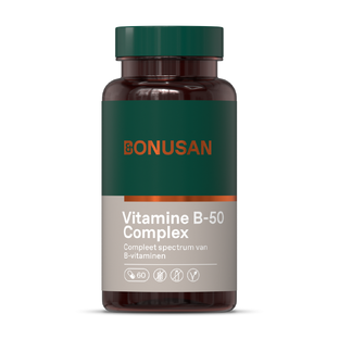 Bonusan Vitamine B-50 Complex Capsules 60CP  Bonusan Vitamine B-50 Complex Capsules 60CP