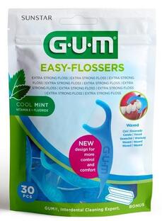 GUM Easy Flossers Cool Mint 30ST