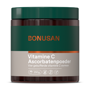 Bonusan Vitamine C Ascorbatenpoeder 250GR Bonusan Vitamine C Ascorbatenpoeder 250GR