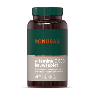 Bonusan Vitamine C-500 Kauwtabletten 60TB Bonusan Vitamine C-500 Kauwtabletten 60TB