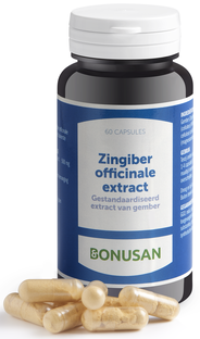 Bonusan Zingiber Officinale extract Capsules 60CP