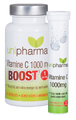Unipharma Vitamine C 1000mg Boost Capsules + Bruistabletten Combiproduct 2ST Unipharma Vitamine C 1000mg Boost Capsules + Bruistabletten Combiproduct 2ST