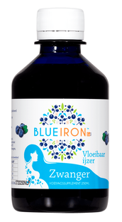 Blue Iron Vloeibaar IJzer Zwanger 250ML Blue Iron Vloeibaar IJzer Zwanger 250ML