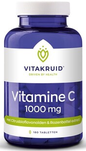 Vitakruid Vitamine C 1000 met Bioflavonoïden & Rozenbottel 180TB Vitakruid Vitamine C 1000 met Bioflavonoïden & Rozenbottel 180TB