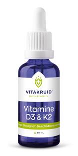 Vitakruid Vitamine D3 & K2 Druppels 30ML