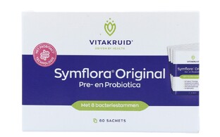 Vitakruid Symflora® Original Pre- en Probiotica 8 stammen 60ZK  Vitakruid Symflora® Original Pre- en Probiotica 8 stammen 60ZK