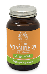 Mattisson HealthStyle Vitamine D3 25mcg Capsules 120VCP