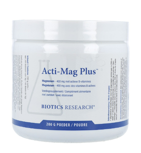Biotics Acti-Mag Plus Poeder 200GR Biotics Acti-Mag Plus Poeder 200GR