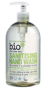 Bio D Sanitising Hand Wash Lime & Aloë Vera 500ML