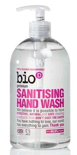 Bio D Sanitising Hand Wash Geranium 500ML