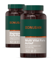 Bonusan Magnesan Forte Plus + Multi Vital Forte Actief Combiset 2 stuks Bonusan Magnesan Forte Plus + Multi Vital Forte Actief Combiset 2 stuks