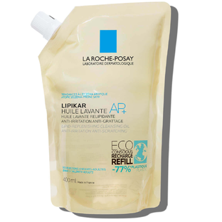 La Roche-Posay Lipikar AP+ Anti-Irritation Cleansing Oil Refill 400ML  La Roche-Posay Lipikar AP+ Anti-Irritation Cleansing Oil Refill 400ML