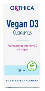 Orthica Vegan D3 Oliedruppels 15ML