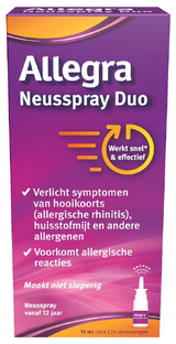 Allegra Neusspray Duo 15ML Allegra Neusspray Duo 15ML