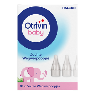 Otrivin Baby Wegwerpdopjes bij Otrivin Baby Aspirator neusjesreiniger 10ST