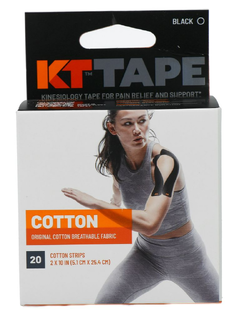 KT Tape Elastic Sports Tape Strips Zwart 20ST KT Tape Elastic Sports Tape Strips Zwart 20ST