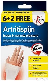 Lucovitaal Artritispijn Warmtepleisters 8ST