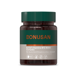 Bonusan Actief vitamine B12 8000 Complex Zuigtabletten 60ZTB Bonusan Actief vitamine B12 8000 Complex Zuigtabletten 60ZTB