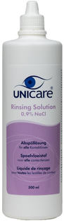 Unicare Rinsing Solution Lenzenvloeistof 0,9% NaCI 500ML