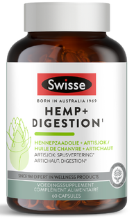Swisse Hemp+ Digestion Capsules 60TB
