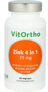 VitOrtho Zink 4 in 1 Vegicaps 60VCP VitOrtho Zink 4 in 1 Vegicaps 60VCP