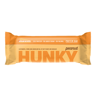 Maxim Hunky Peanut Proteïne Reep 55GR