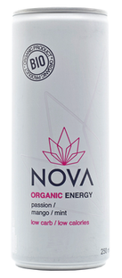 Nova Organic Energy Passion Mango & Mint 250ML