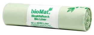 Biomat Composteerbare Vuilniszakken 40/60L 10ST Biomat Composteerbare Vuilniszakken 40/60L 10ST