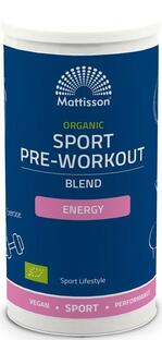 Mattisson HealthStyle Biologische Sport Pre-workout Energy Blend 300GR