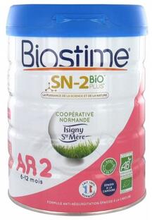 Biostime SN-2 Bio Plus AR2 Flesvoeding 6-12 Maanden 800GR