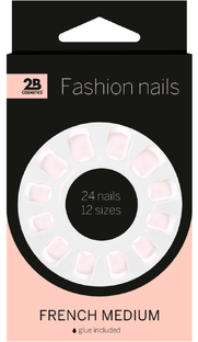 2B Nails French Medium 24ST 2B Nails French Medium 24ST