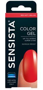 Sensista Color Gel Red Hot Chillies 7,5ML Sensista Color Gel Red Hot Chillies 7,5ML