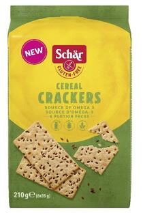 Schar Cereal Crackers Lijnzaad Glutenvrij 210GR